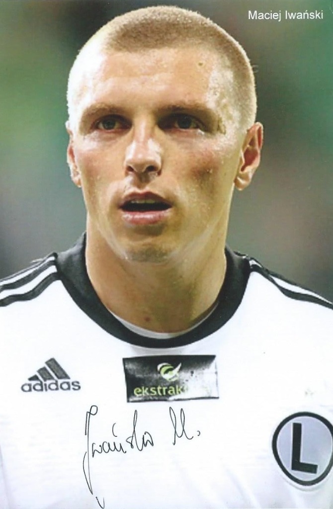 Maciej IWAŃSKI autograf LEGIA POLSKA Warszawa Kup teraz na Allegro