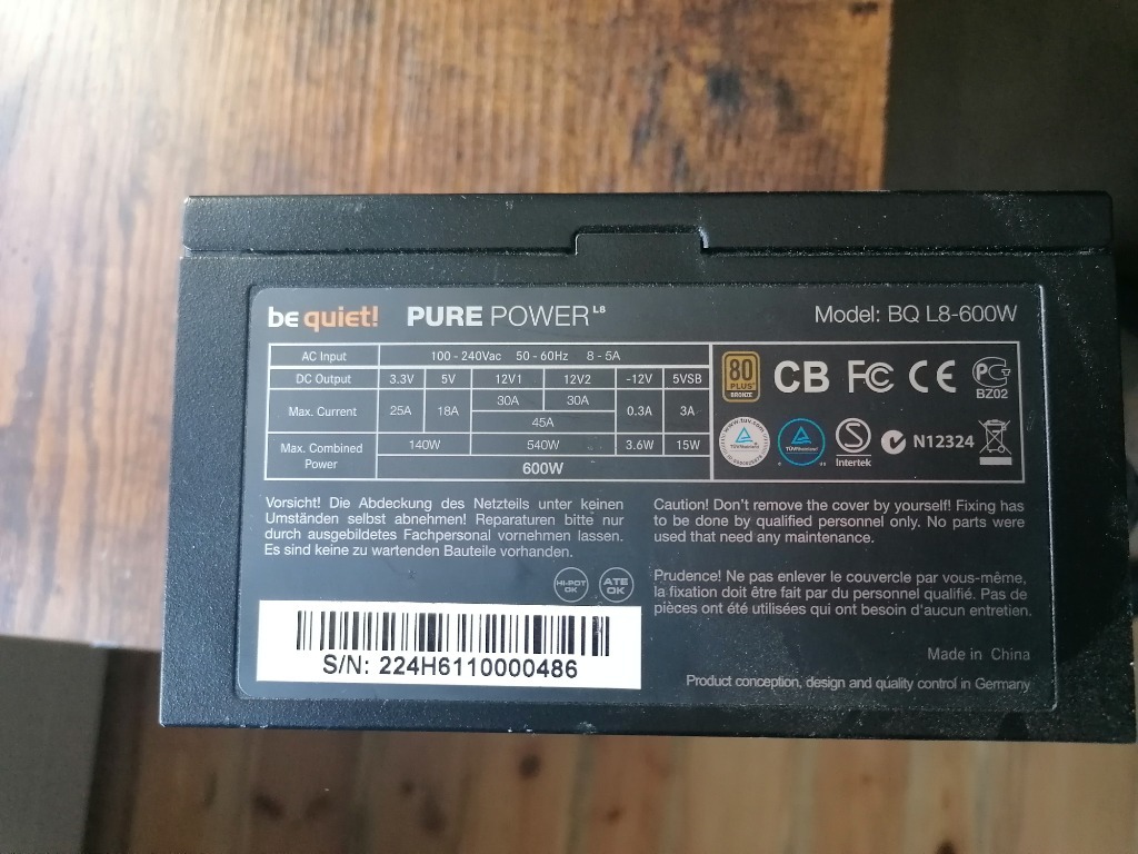 be quiet bq l8 600w zasilacz | Wilkanowo | Kup teraz na Allegro Lokalnie