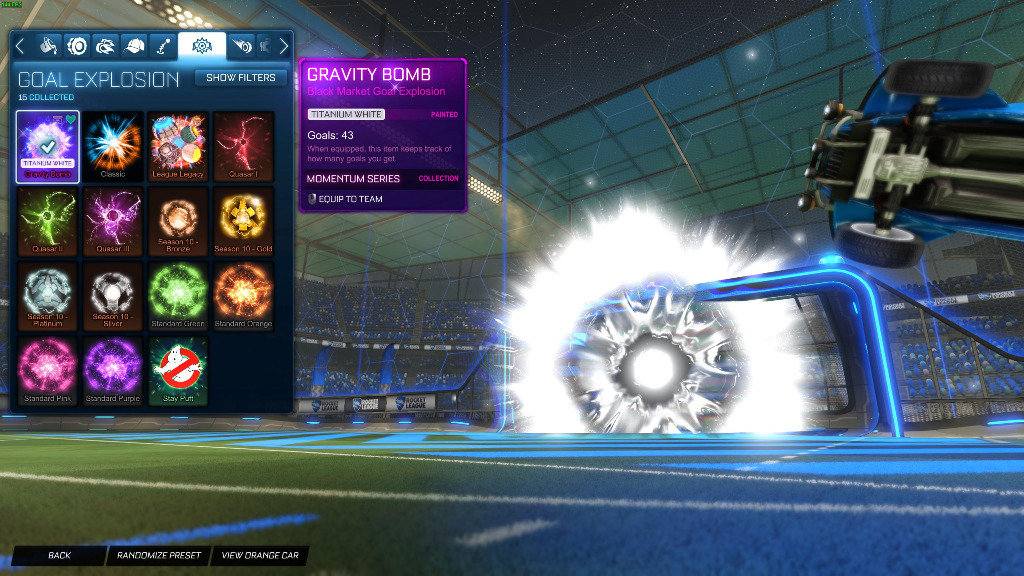Rocket League GRAVITY BOMB TITANUM WHITE PC Warszawa Kup teraz na