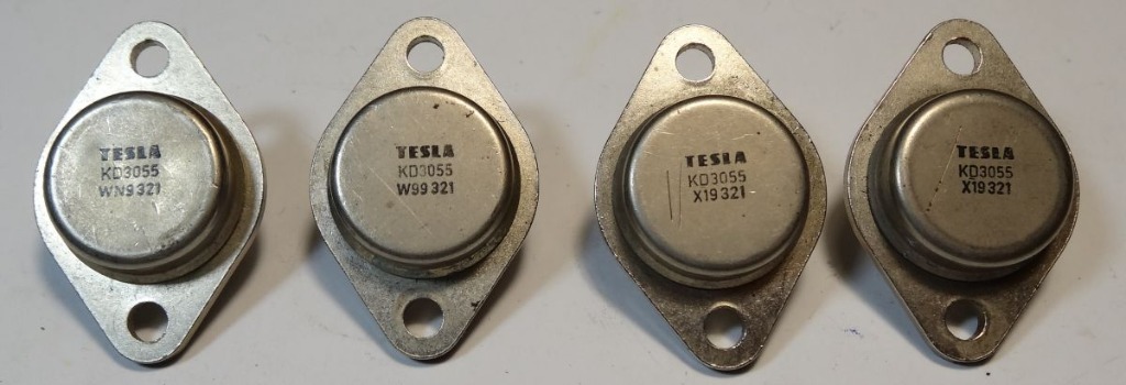 Tranzystor KD3055 (2N3055) TESLA 2 pary 4szt. | Brzoza | Kup teraz na ...