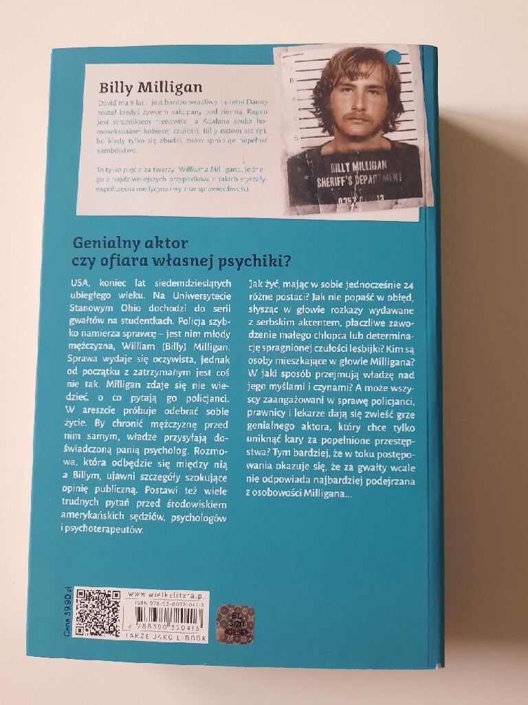 Daniel Keyes CZŁOWIEK O 24 TWARZACH, NOWA ZielonkiWieś Kup teraz