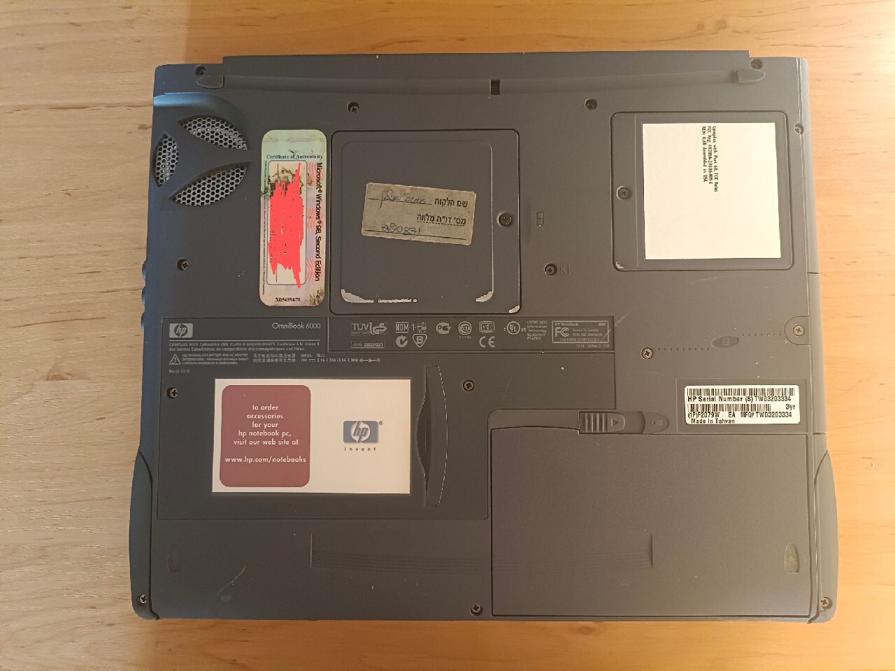 Laptop Hp Omnibook 6000 Pentium 3 Windows 98 Ruda Śląska Kup Teraz