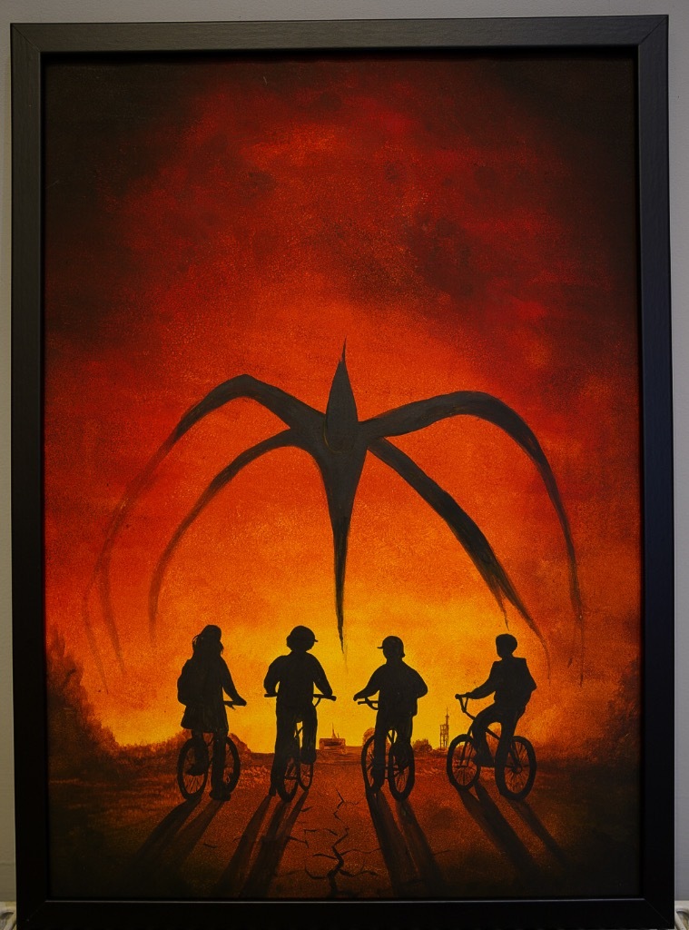 Stranger Things Obraz A3 farby | Jastrowie | Kup teraz na Allegro Lokalnie