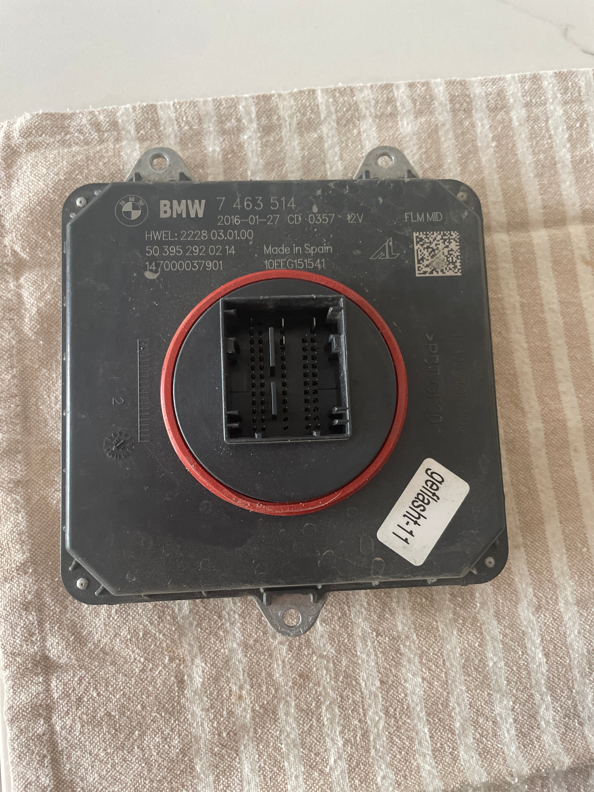 ОРИГІНАЛ BMW G11 G12 G30 G31 МОДУЛЬ ПЕРЕТВОРЮВАЧ LED (СВІТЛОДІОД) 7463514 