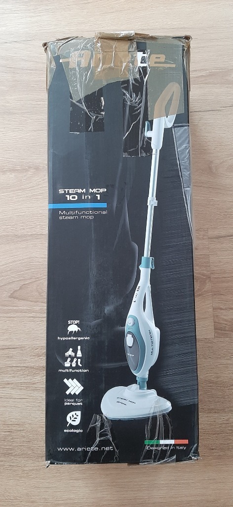 MOP PAROWY ARIETE 4164 1500W BIAŁO-NIEBIESKI | Miłkowice | Kup teraz na ...