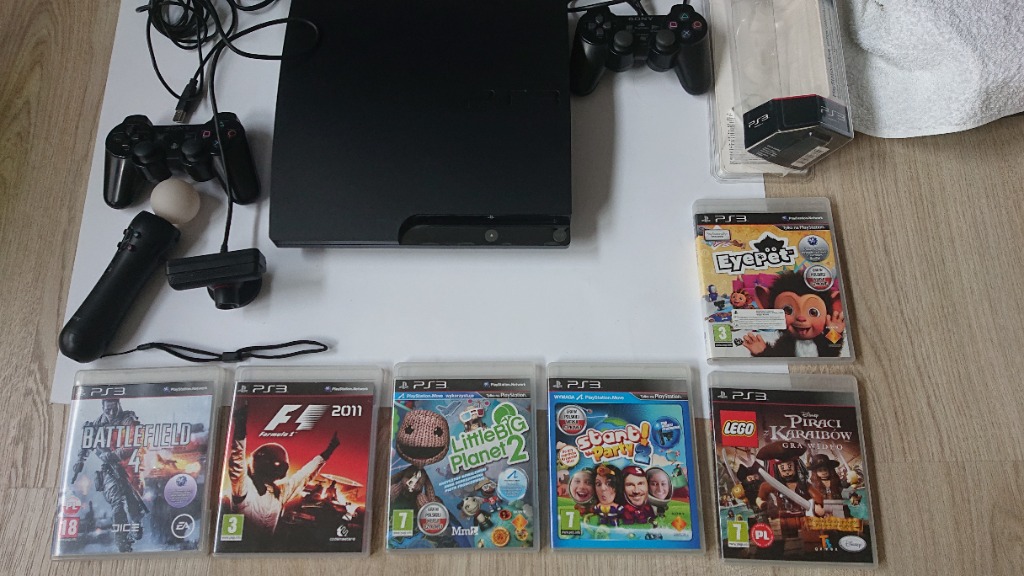 Licytacja Ps3 320 Gb Playstation 3 6 Gier 2 Pady Tychy Allegro Lokalnie