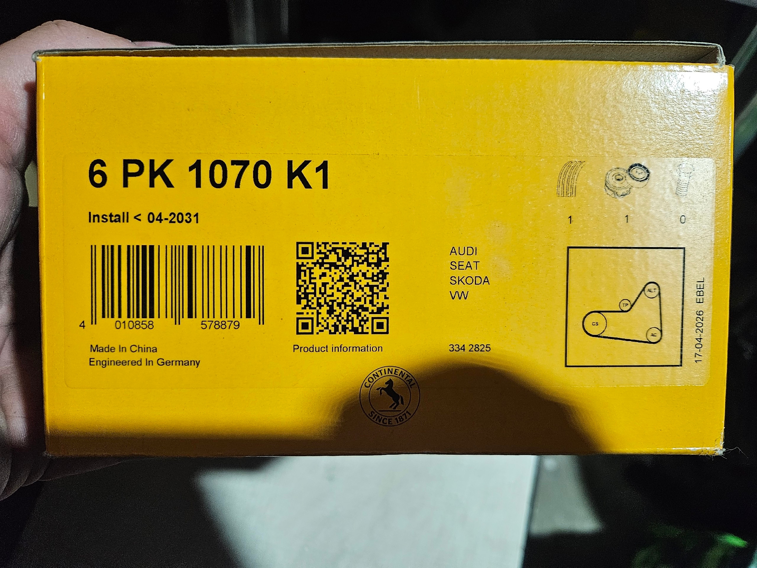 6PK 1070 K1 CONTINENTAL НОВИЙ 