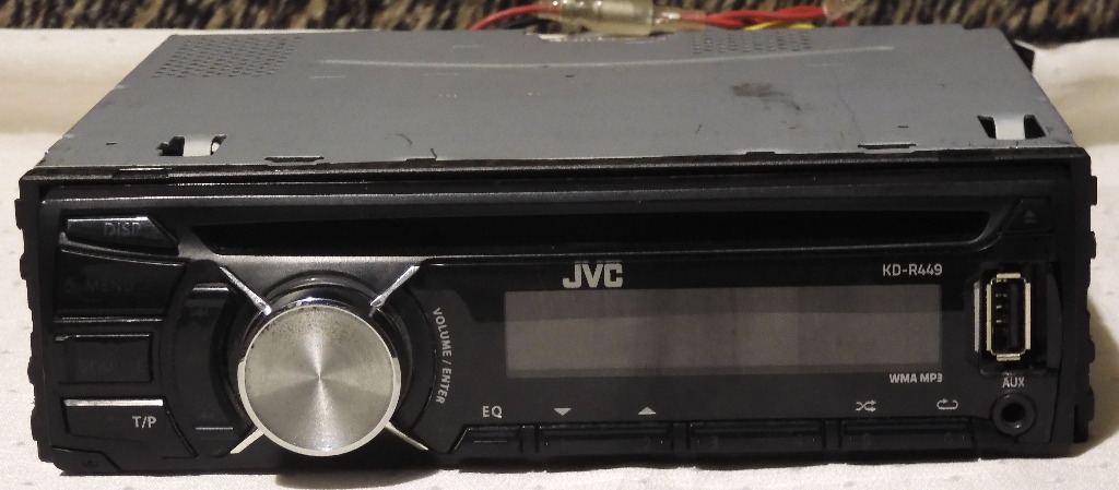 JVC KD-R449 radio samochodowe CD USB 2 kolory AUX | Wieliczka | Kup ...