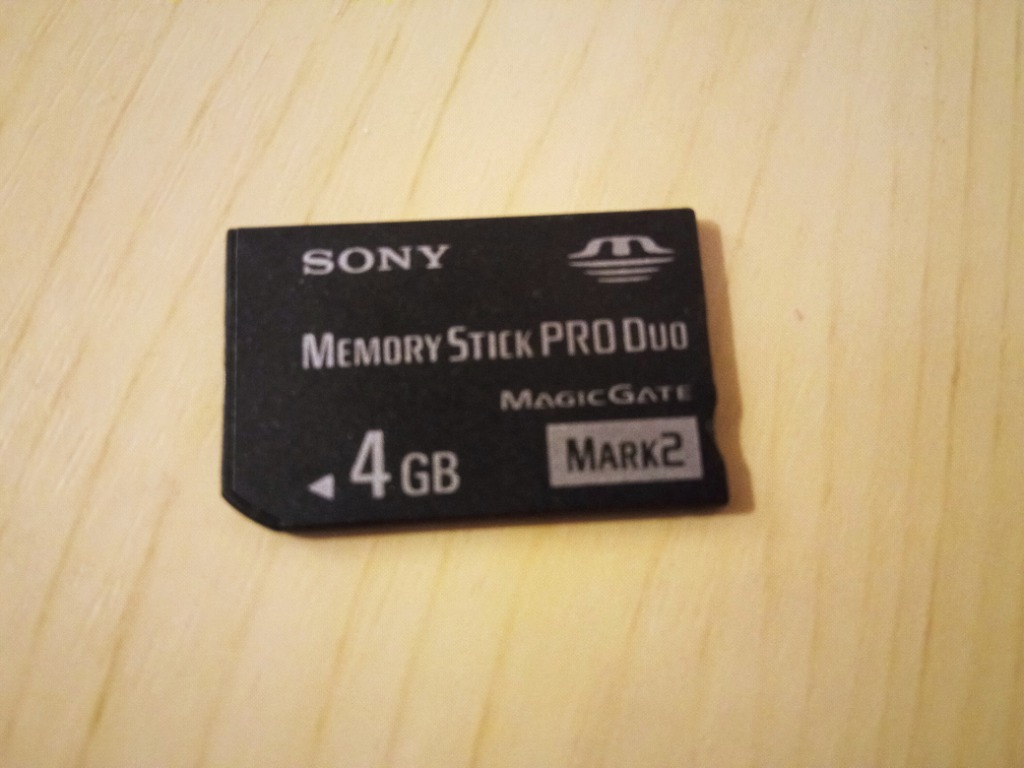 karta Memory Stick Pro Duo 4 gb do Sony PSP Kraków Kup teraz na