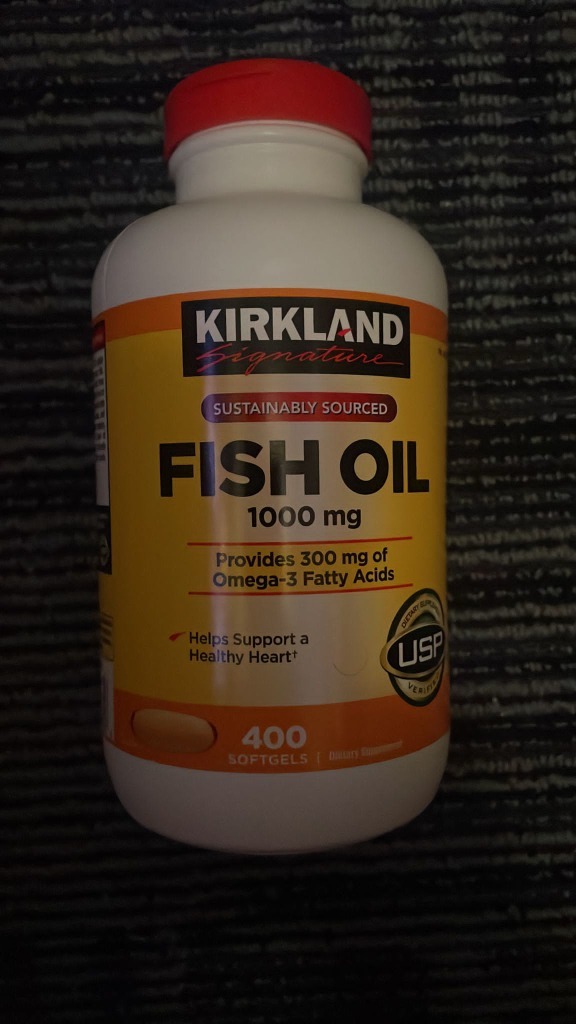 Kirkland Fish Oil 400 kapsułek tran rybi po1000 mg Przemyśl