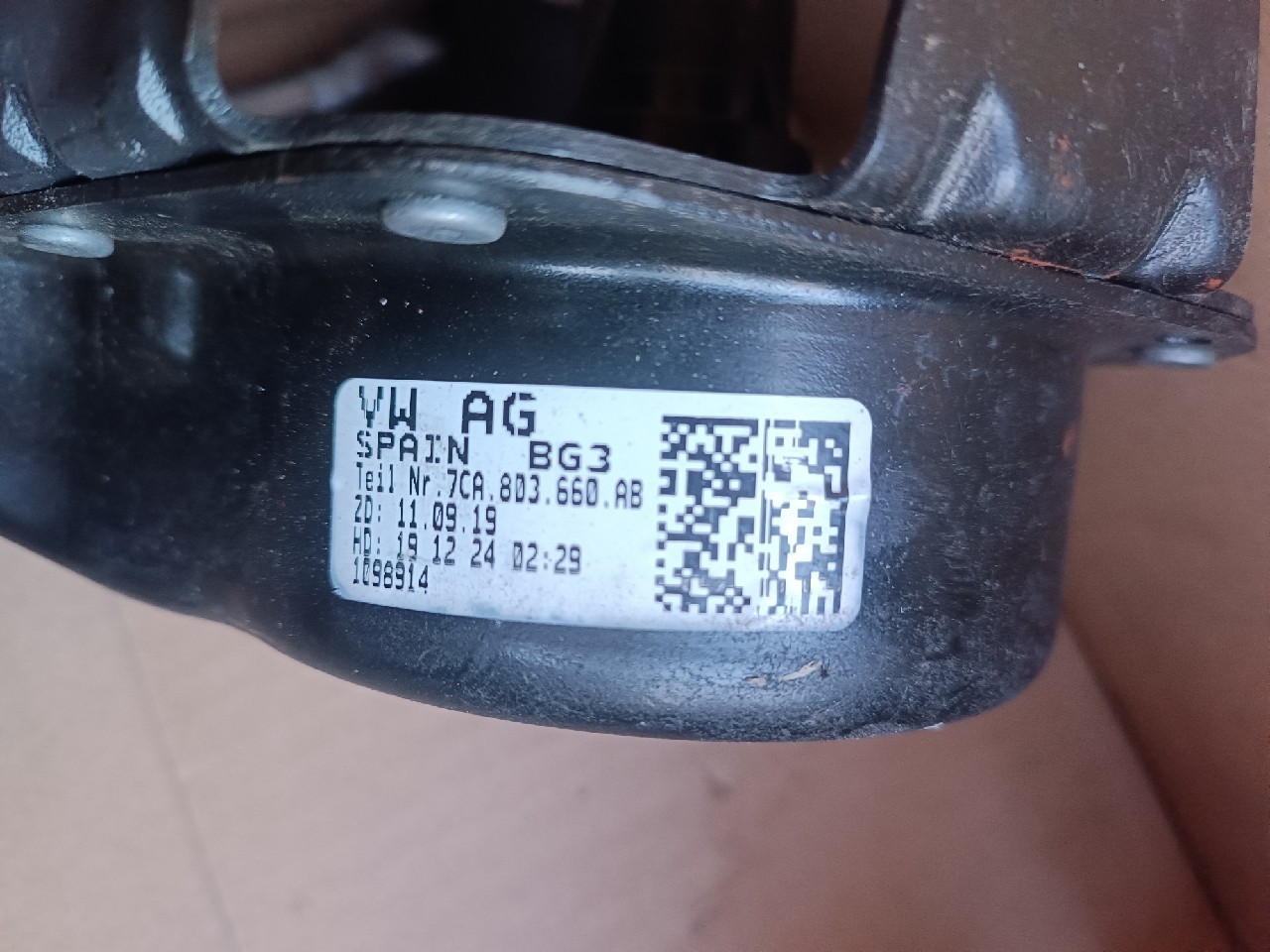 VW CRAFTER MANN TGE ПІДЙОМНИК КРІПЛЕННЯ КОЛЕСА ЗАПАСНОГО 7CA 803 660AB 