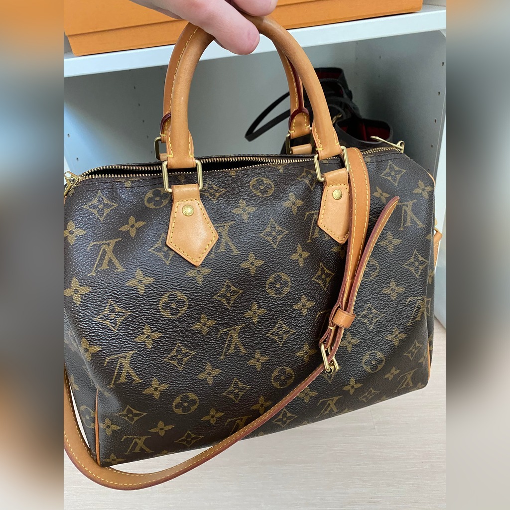 Torebka LOUIS VUITTON Speedy 30 B monogram - 6712612520 - oficjalne  archiwum Allegro