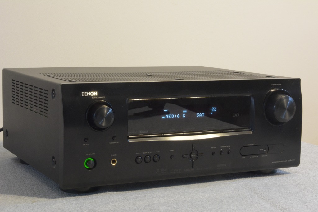 DENON AVR1611 amplituner kino domowe Łódź Kup teraz na Allegro