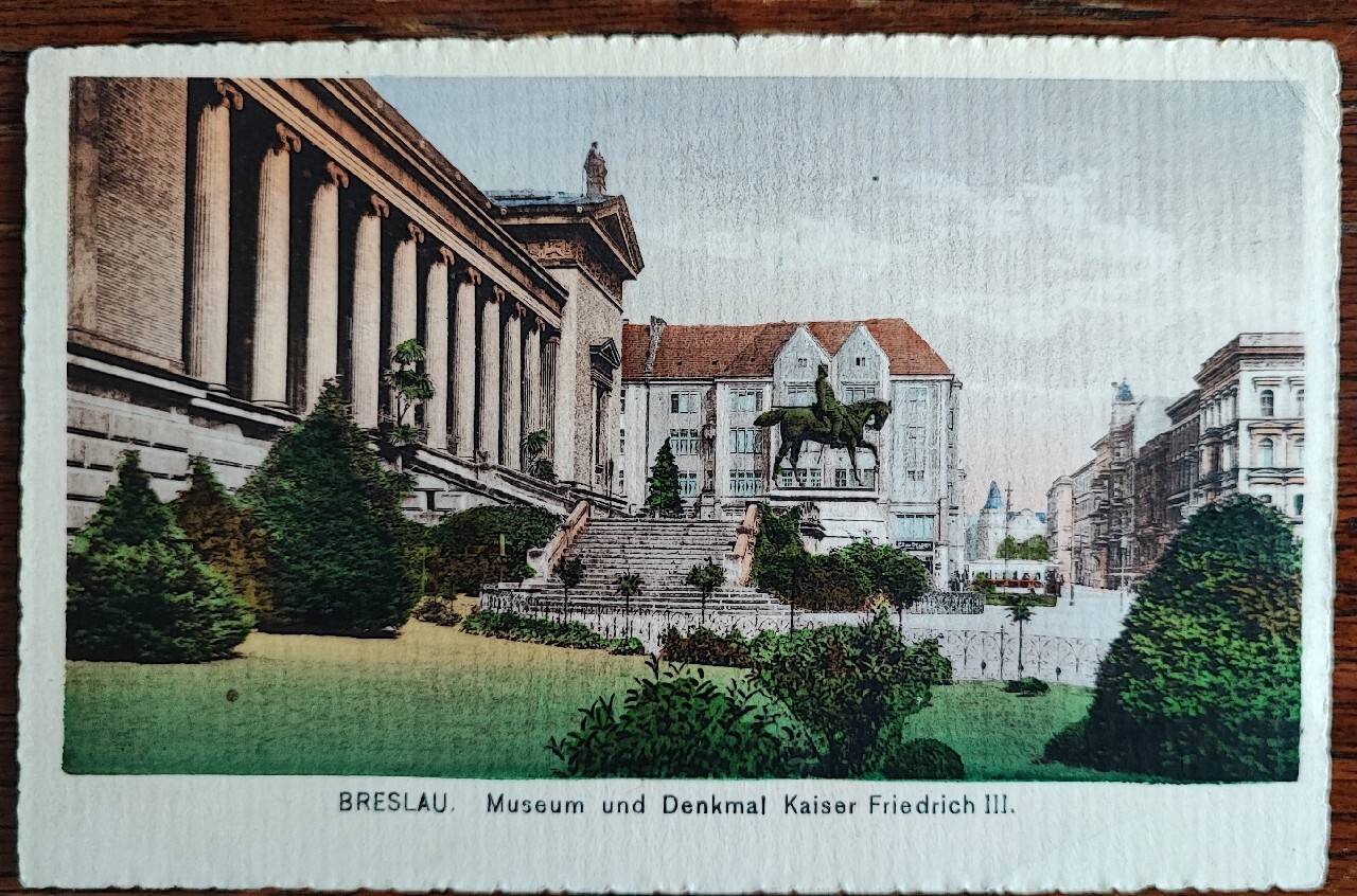 Breslau Museum und Denkmal Kaiser Friedrich III Wrocław Kup teraz