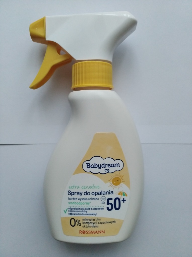 Spray do opalania Babydream Spf 50+ 200ml | Orneta | Kup teraz na Allegro  Lokalnie