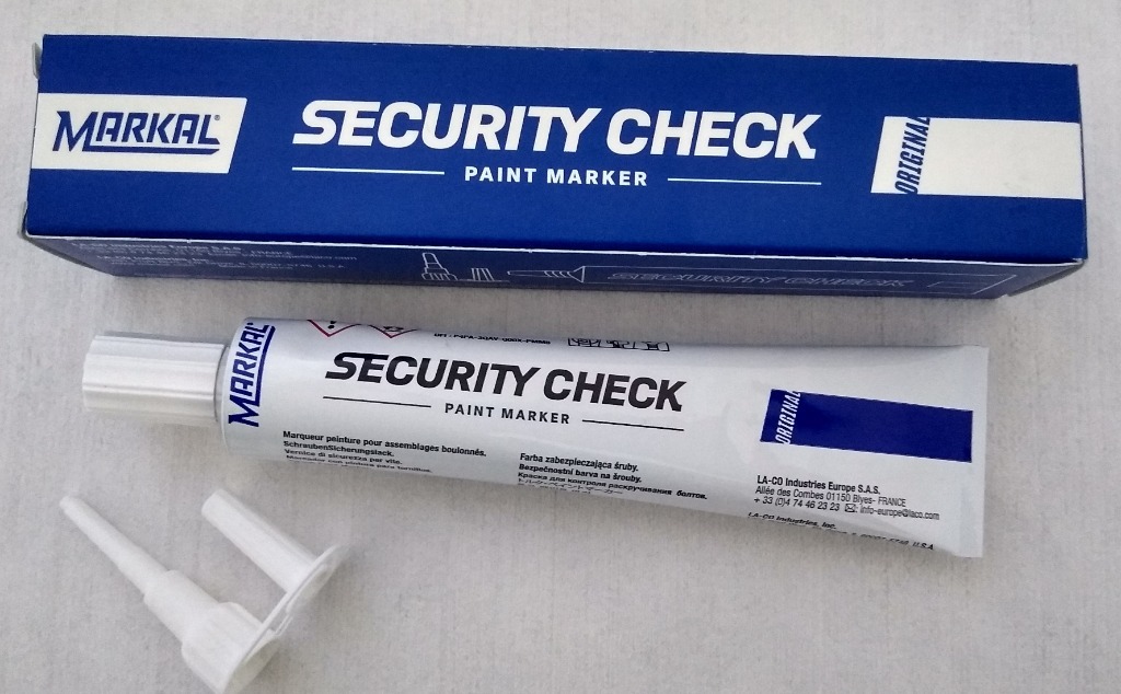 Markal Security Check Paint Marker Niebieski | Mysłowice | Kup teraz na ...