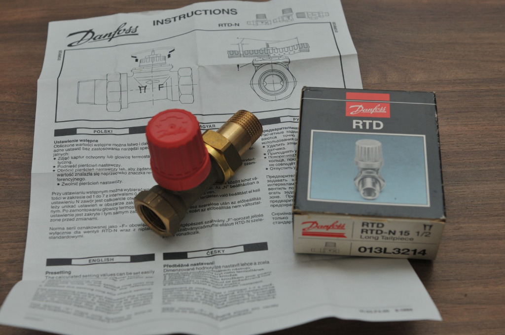 Zawor termostatyczny Danfoss RTD-N 15 | Plock | Kup teraz na Allegro ...