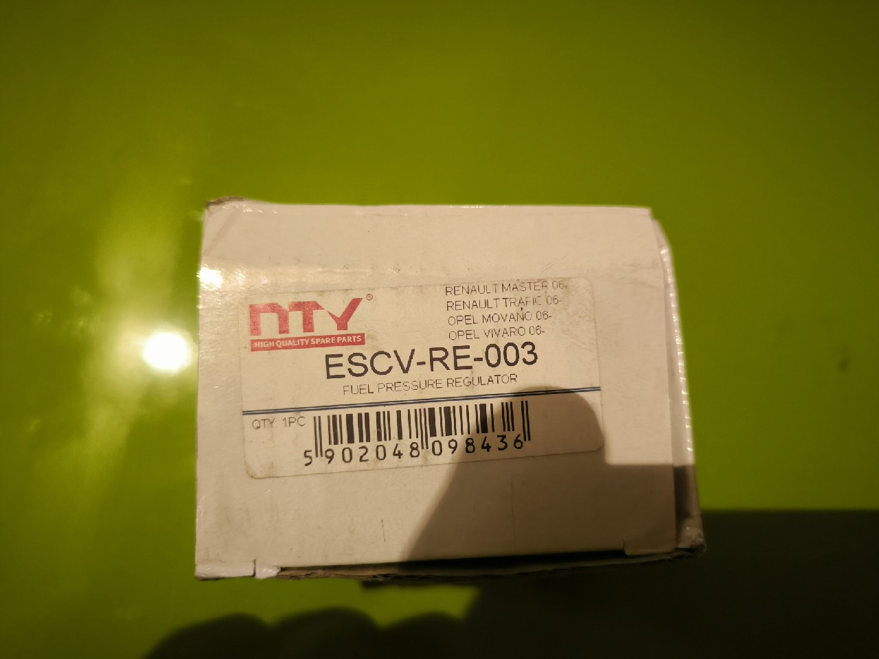 КЛАПАН ТИСКУ ПАЛИВА NTY ESCV-RE-003 