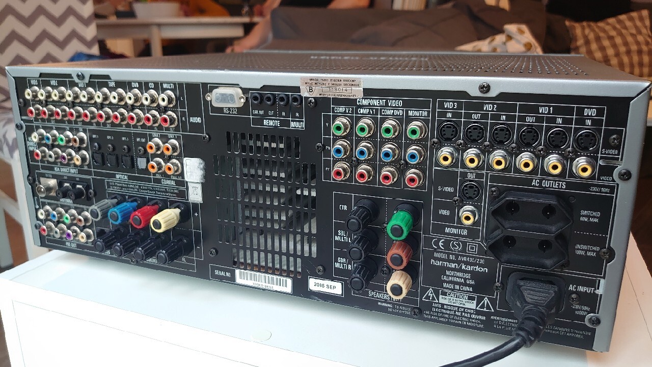 Harman Kardon AVR 435 stan bdb + gratis HK DVD 47 Glinianka