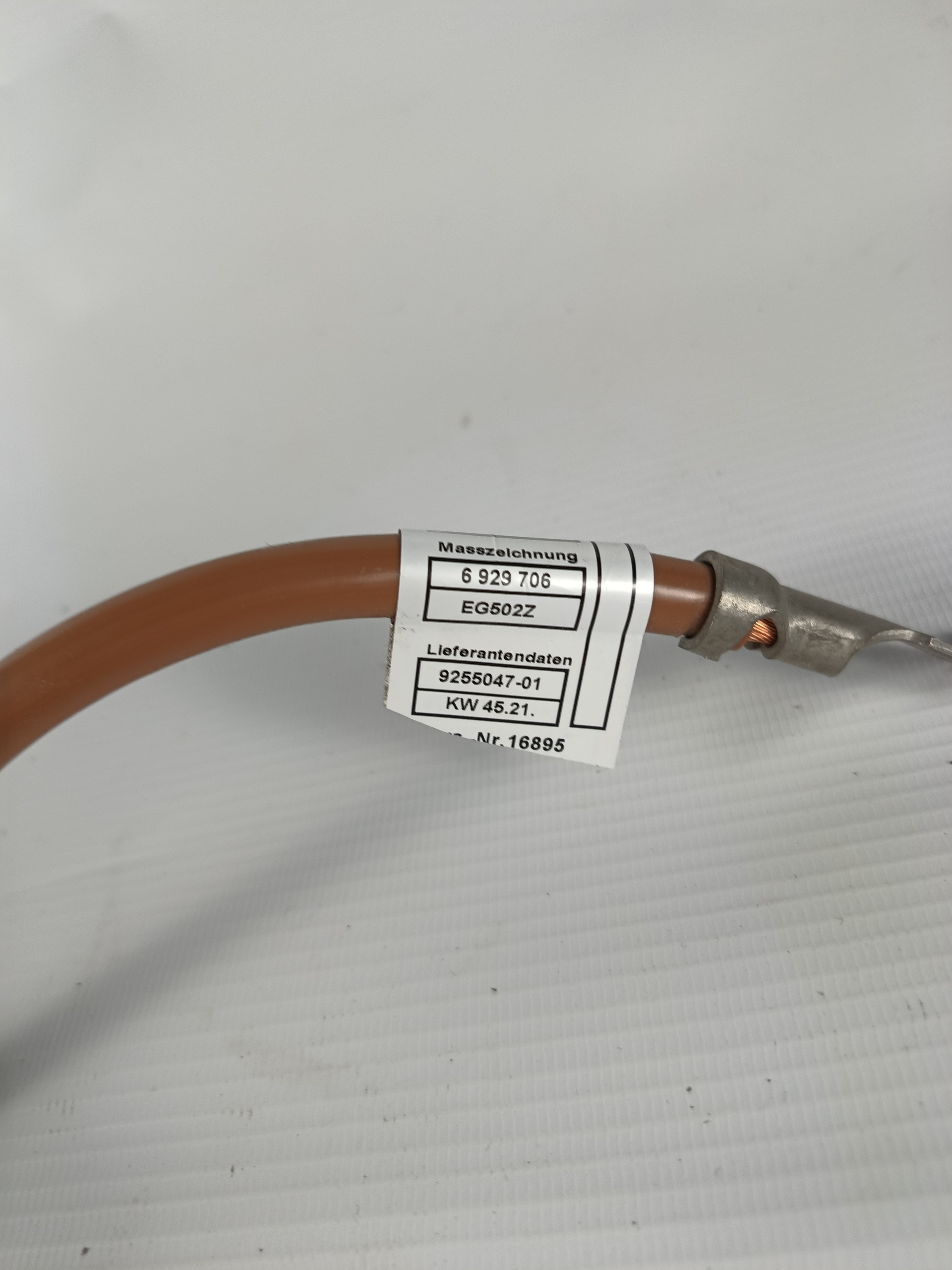 BMW G30 G80 E90 F15 E81 - 9255047 КЛЕМА МІНУСОВА ПРОВІД АКУ 9255047 