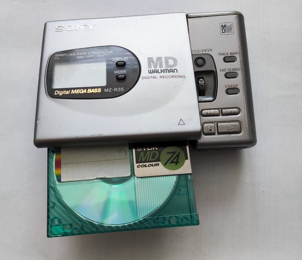 Sony MZ R35 minidisc recorder walkman md Warszawa Kup teraz na