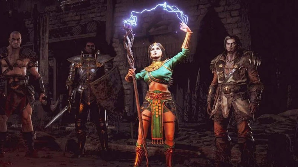D2R RotW Czarodziejka Cold cały ekwipunek Diablo 2 Resurrected Ladder ...