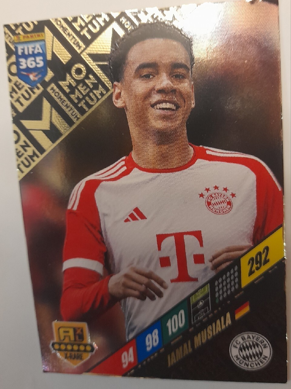 FIFA 365 panini 2024 karta xrare momentum Musiala Miedziana Kup