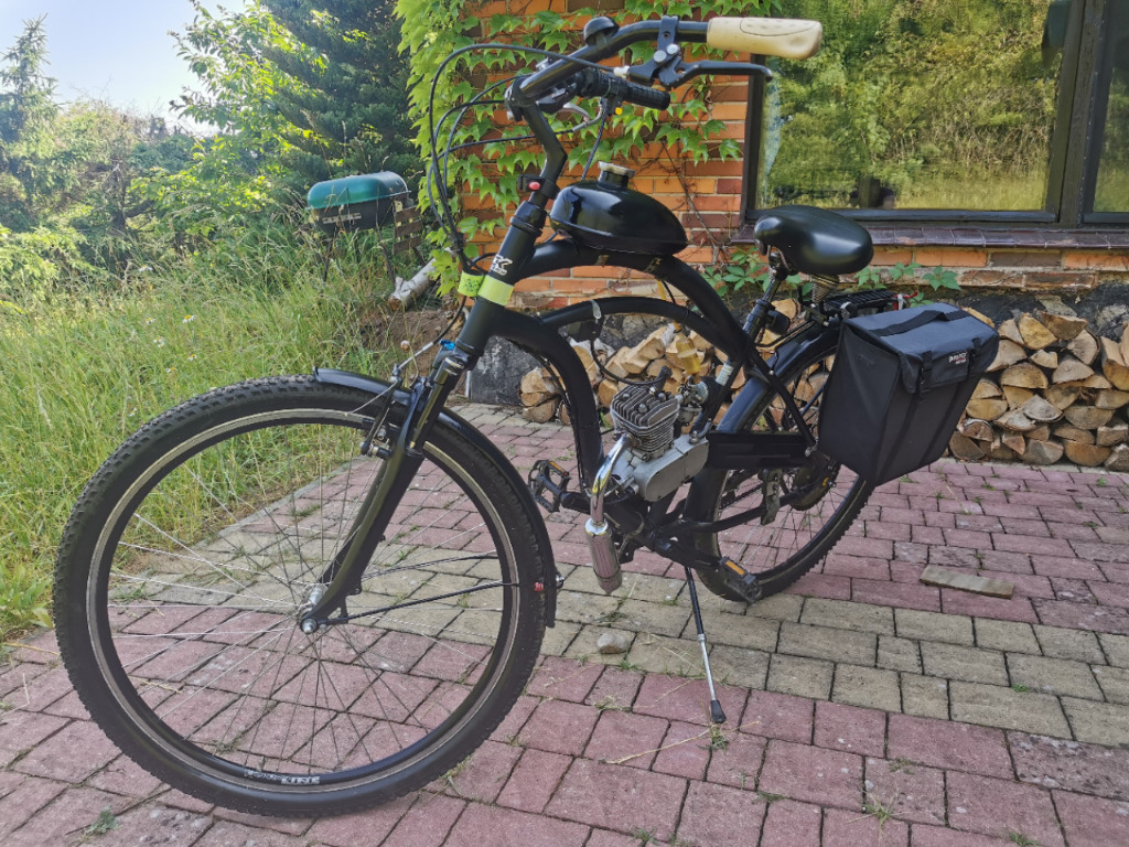 Rower z silnikiem spalinowym. Tuczno Kup teraz na Allegro Lokalnie