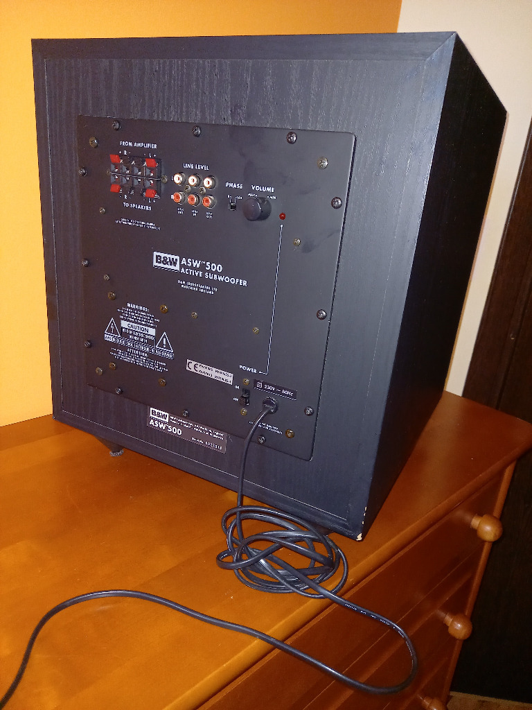 subwoofer B&W ASW 500 Warszawa Kup teraz na Allegro Lokalnie