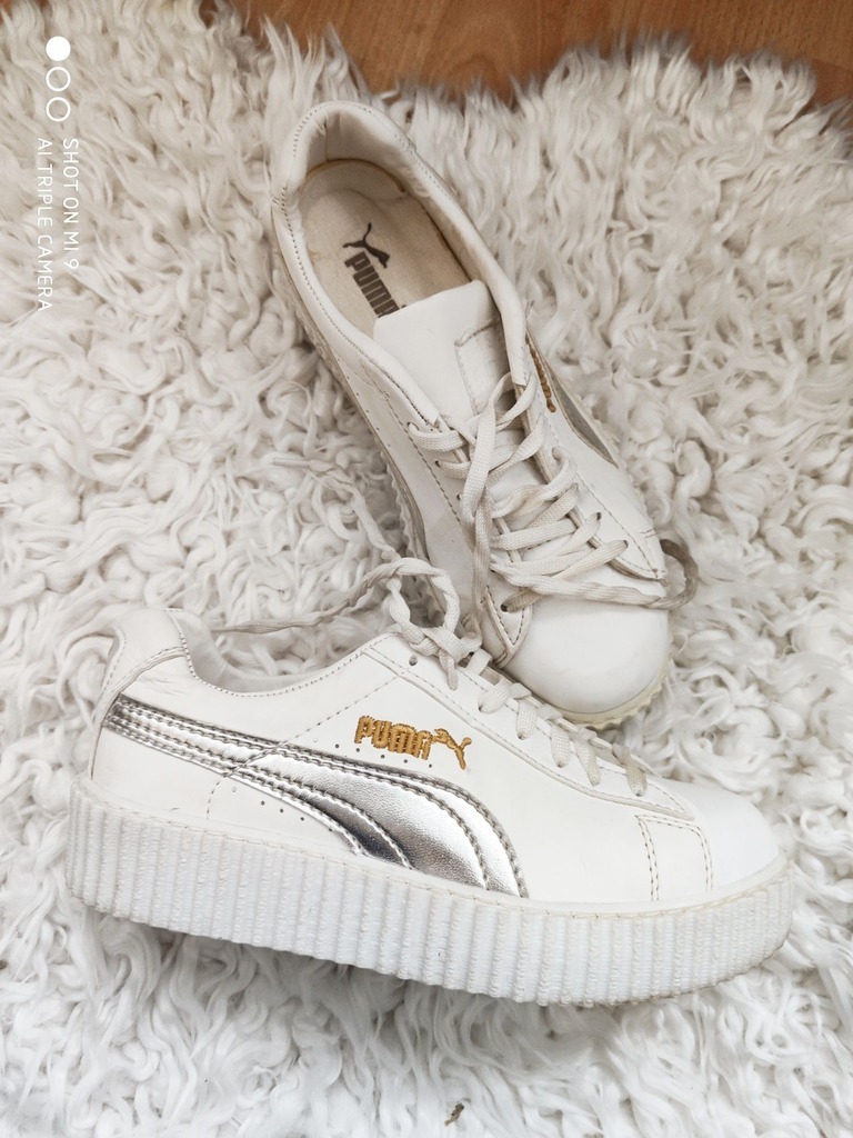 Puma Fenty Creeper Rihanna Biale Srebrne Zlote 38 Kup Teraz Za 119 90 Zl Lublin Allegro Lokalnie