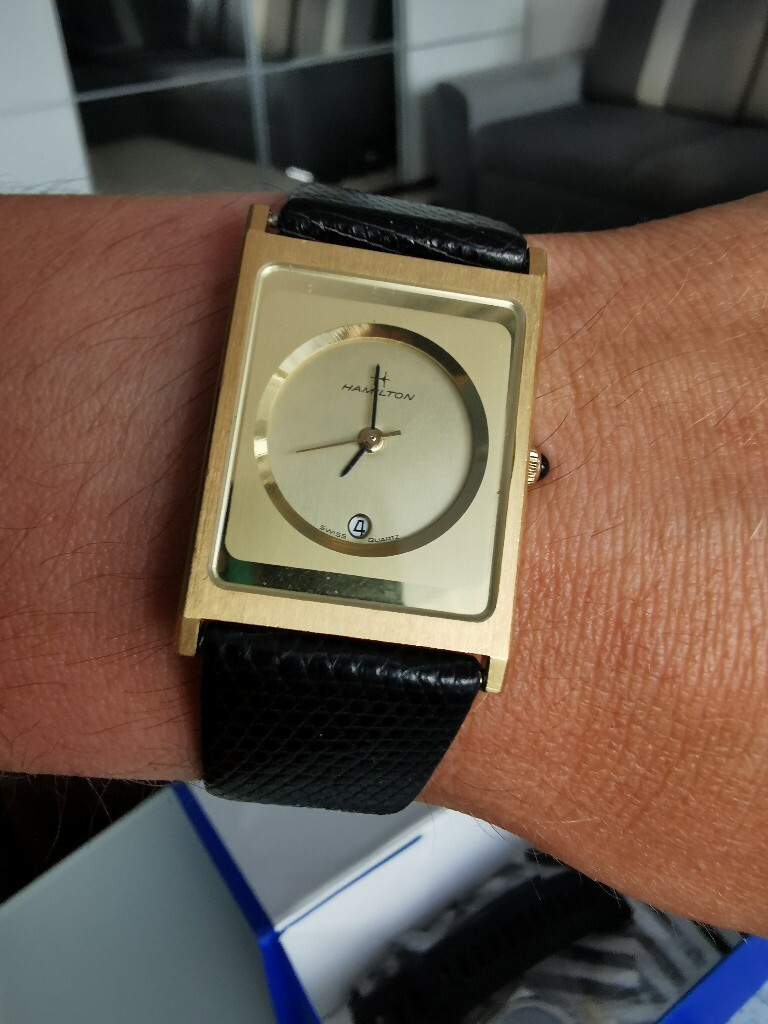 Zegarek męski Hamilton kostka, piękny ideał Skierniewice Licytacja