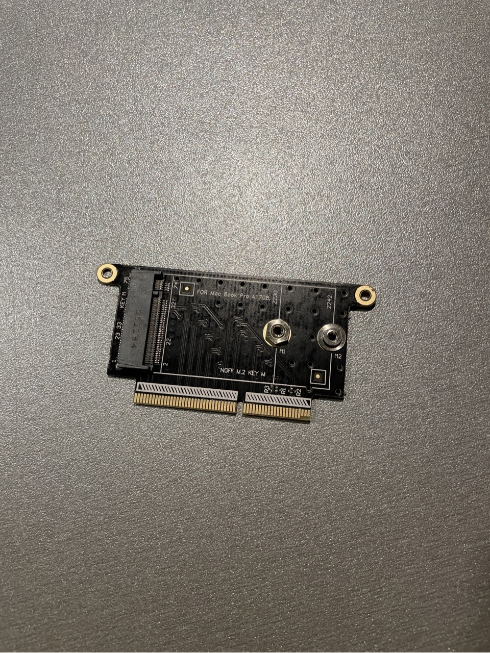 Adapter SSD MacBook Pro 13” A1708 M.2 Mkey Łódź Kup teraz na