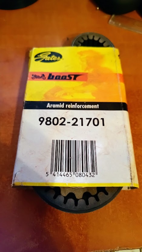 GATES РЕМІНЬ SKUTERIAI QUADY BOOST 9802-21701 