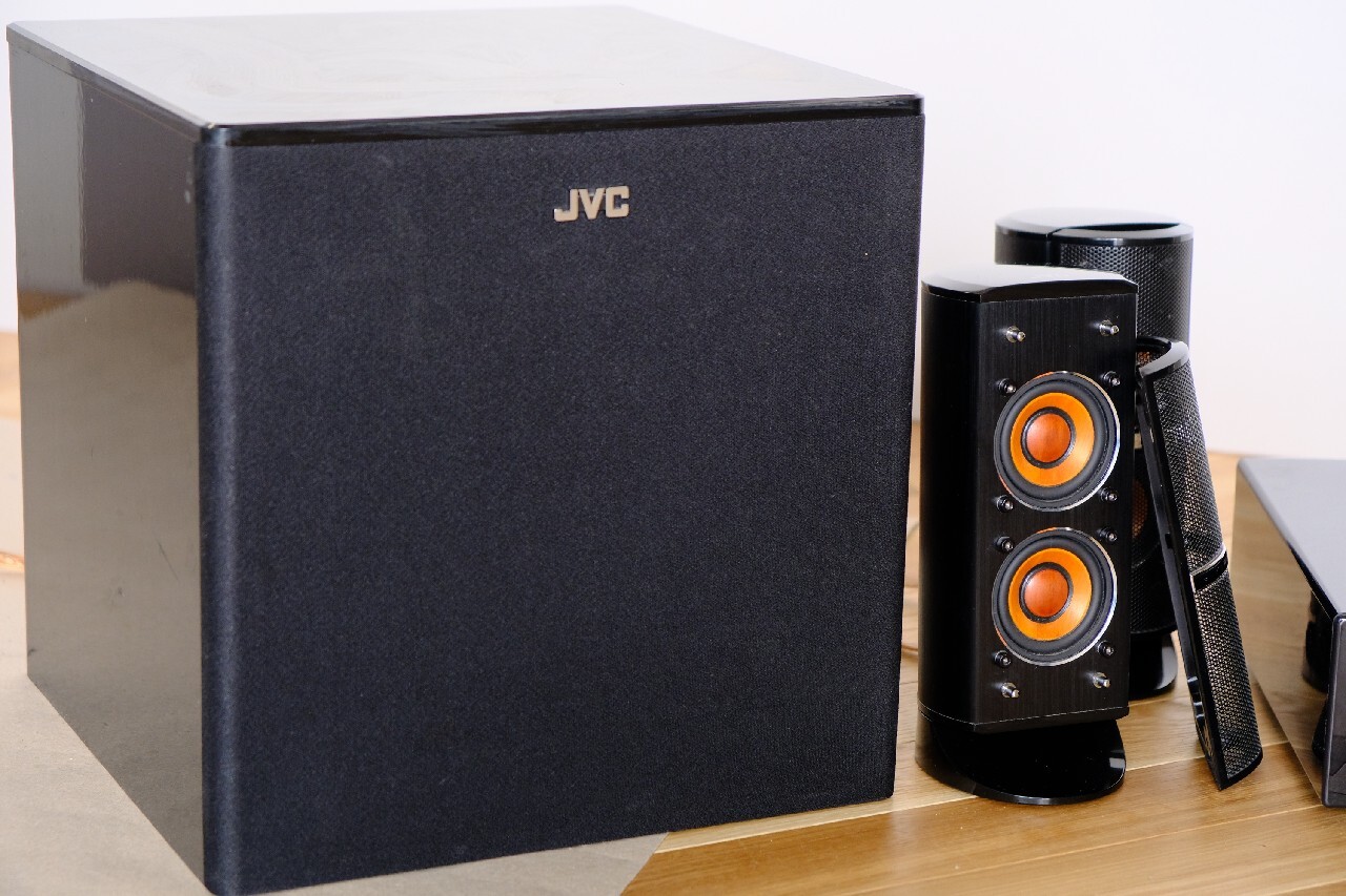 Zestaw kina domowego 2.1 JVC NXF7, 350W Warszawa Ogłoszenie na Allegro Lokalnie