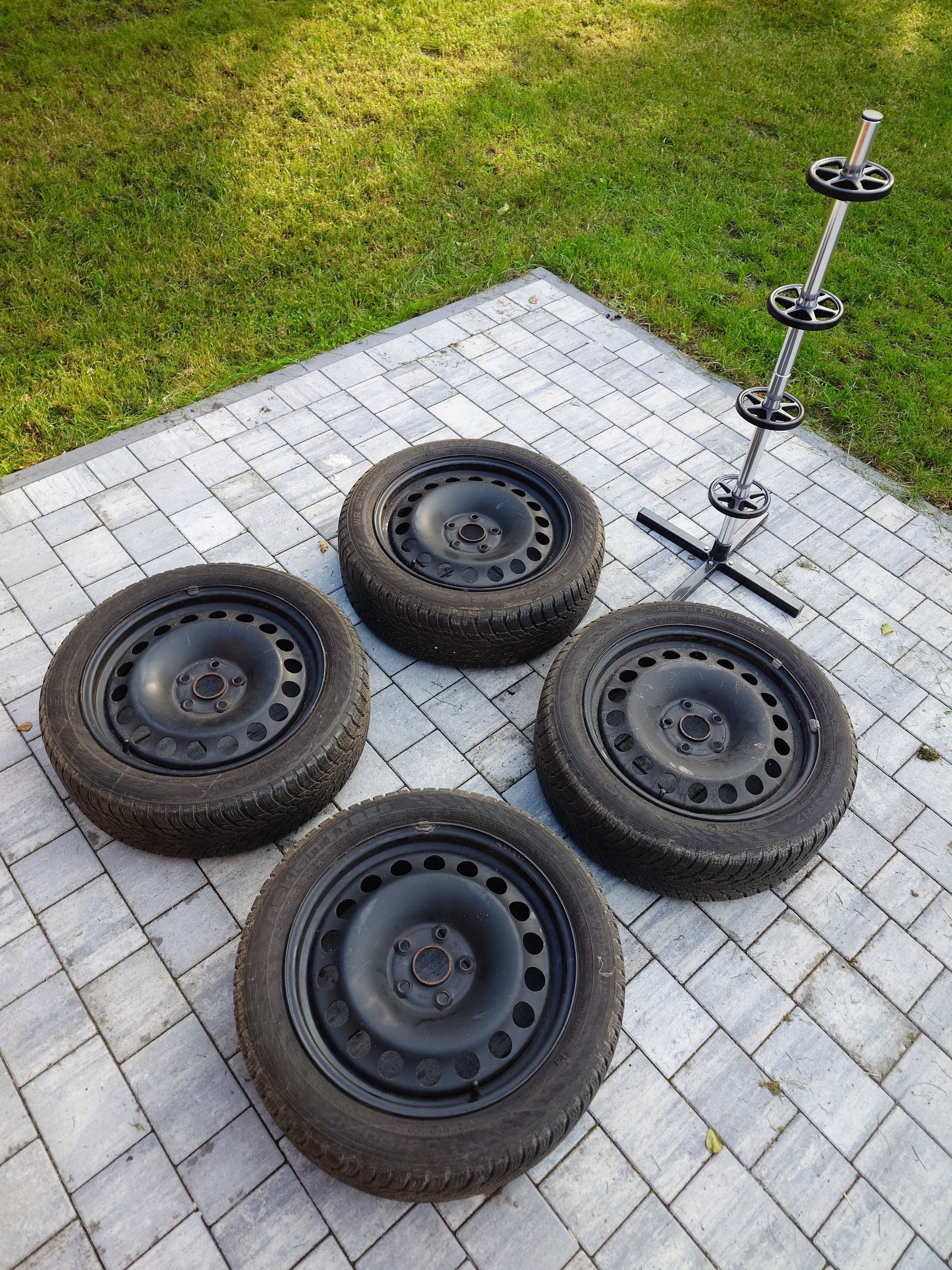 4X КОЛЕСА ШИНЫ ЗИМНИЕ NOKIAN SNOWPROOF 205/50/R17 + ДИСКИ СТАЛЬНОЙ 6,5X17