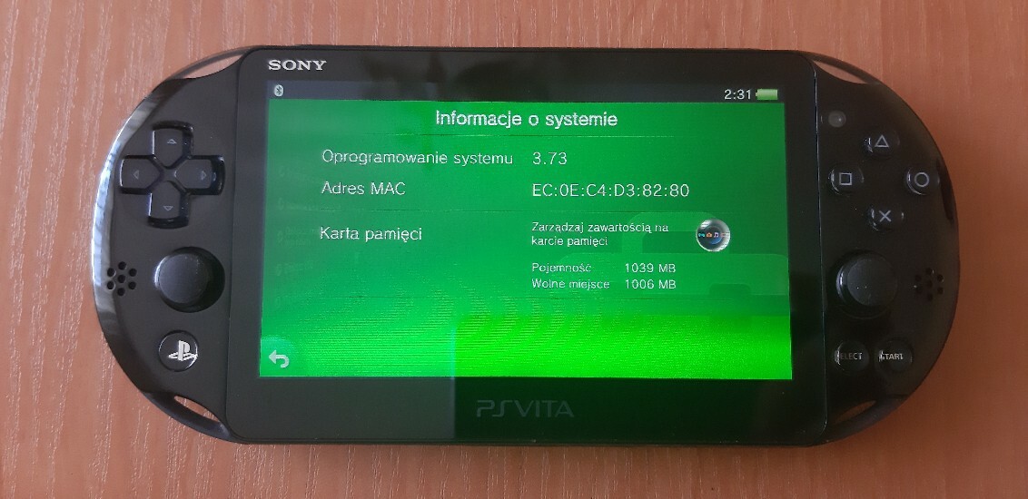 Konsola Sony ps Vita Pch2016 slim Wysin Kup teraz na Allegro Lokalnie
