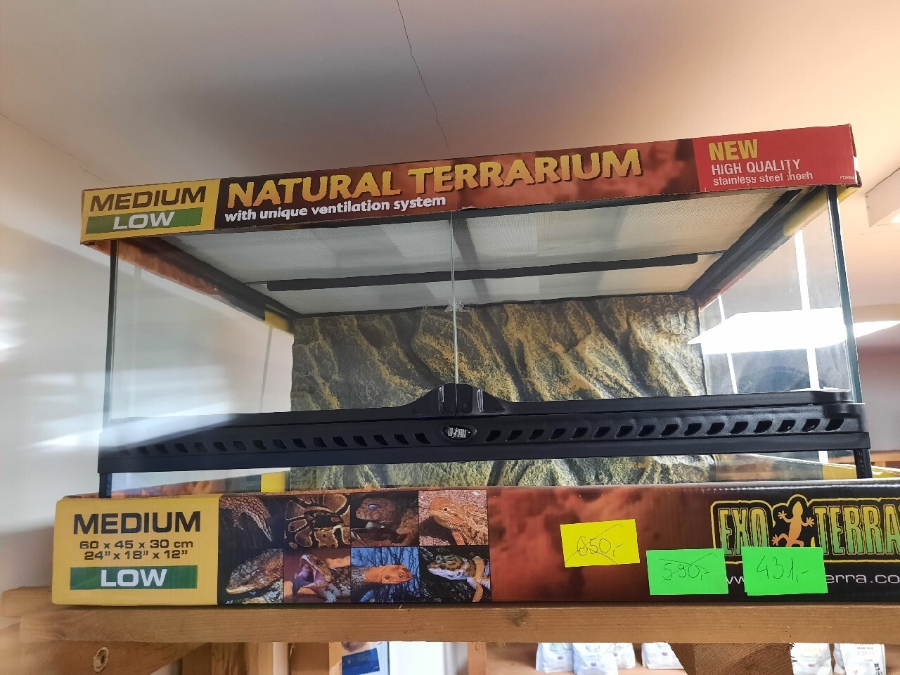 Nowe terrarium Exo Terra 60x45x30cm Giżycko Ogłoszenie na Allegro