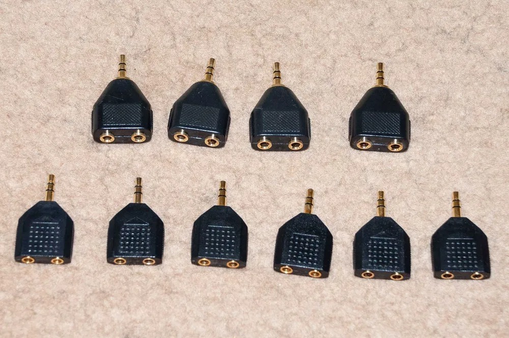 rozgałęźnik mini jack 3,5 do 2 x mini 10 sztuk Szczytno Kup teraz