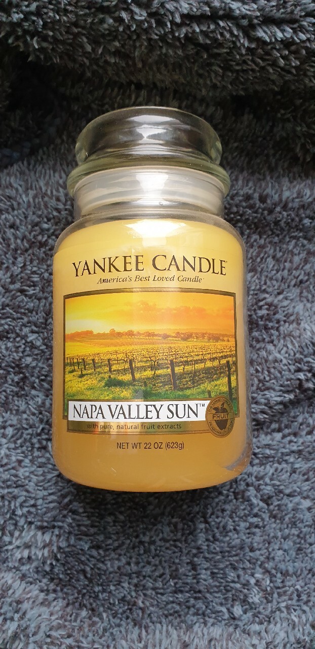 Nowa duża świeca Yankee Candle Napa Valley Sun Świecie Kup teraz na