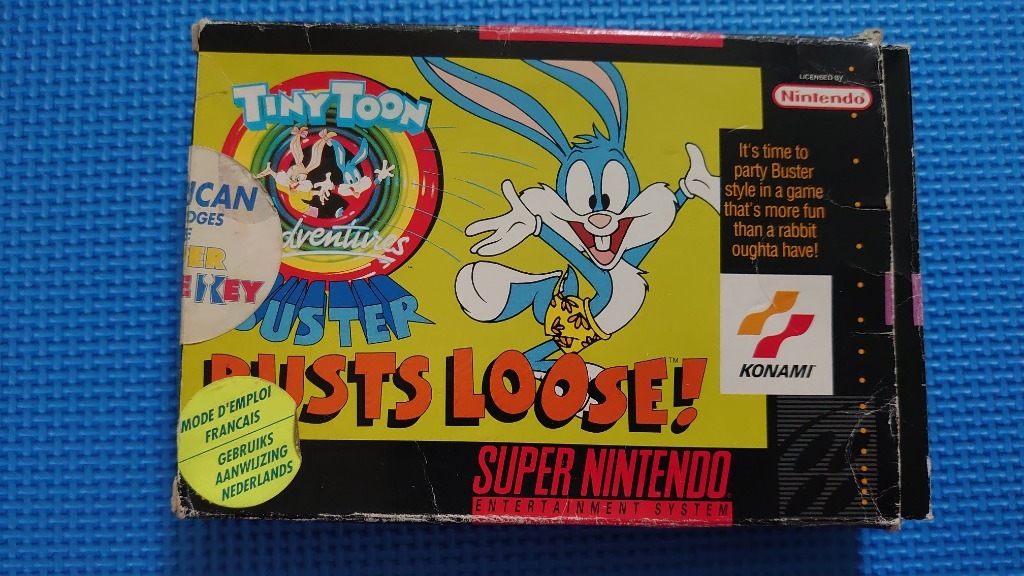 SNES Tiny Toon Adventures Buster Busts Loose! Białystok Licytacja