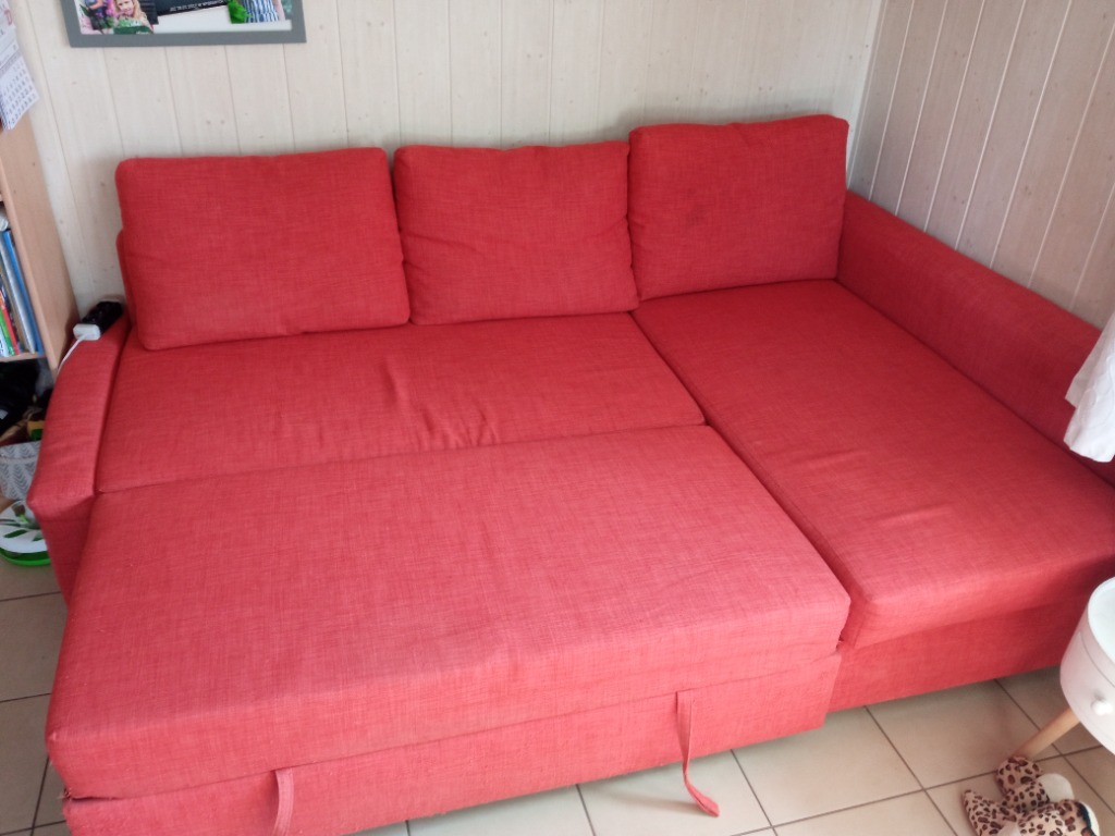 Narożnik rozkładany IKEA FRIHETEN orange Jakubów Ogłoszenie na