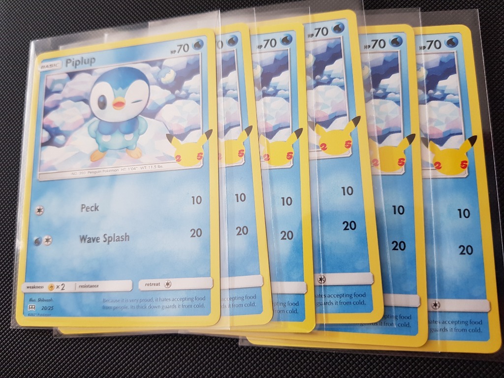 piplup pokemon card mcdonalds Pokemon Center Japan main image 0