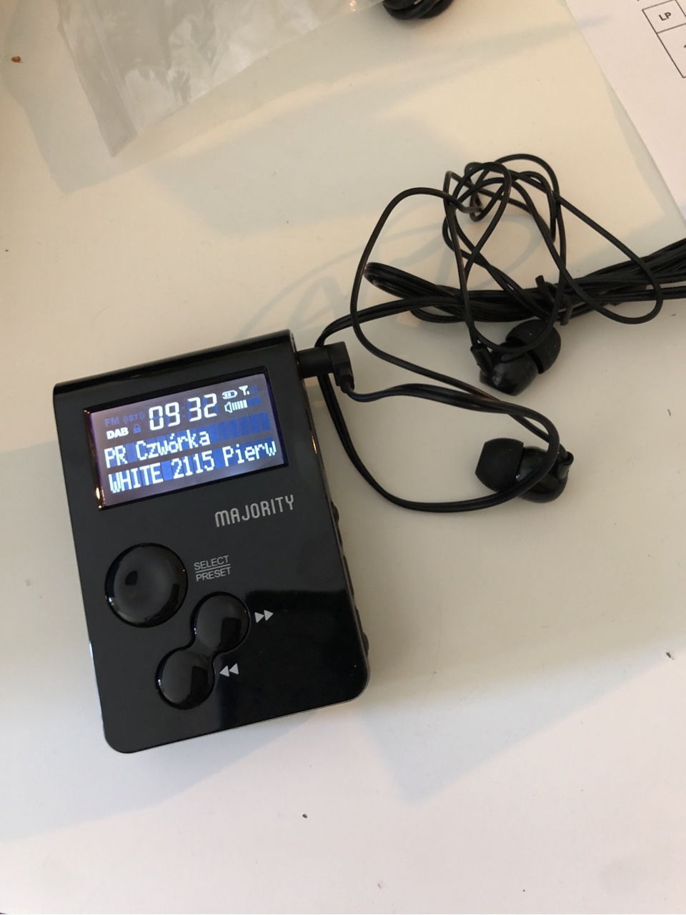 Majority pocket DAB radio przenośny odbiornik Łódź Licytacja na