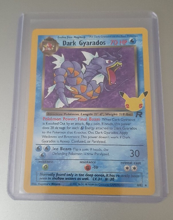 Dark Gyarados TCG celebrations Wschowa Licytacja na Allegro Lokalnie