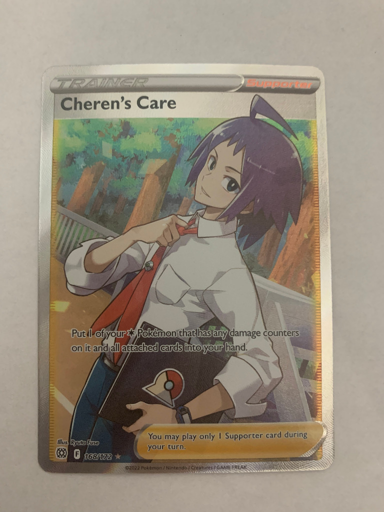 POKEMON KARTA CHEREN'S CARE BRILLIANT STARS 168/172 | SANOK | Kup teraz ...