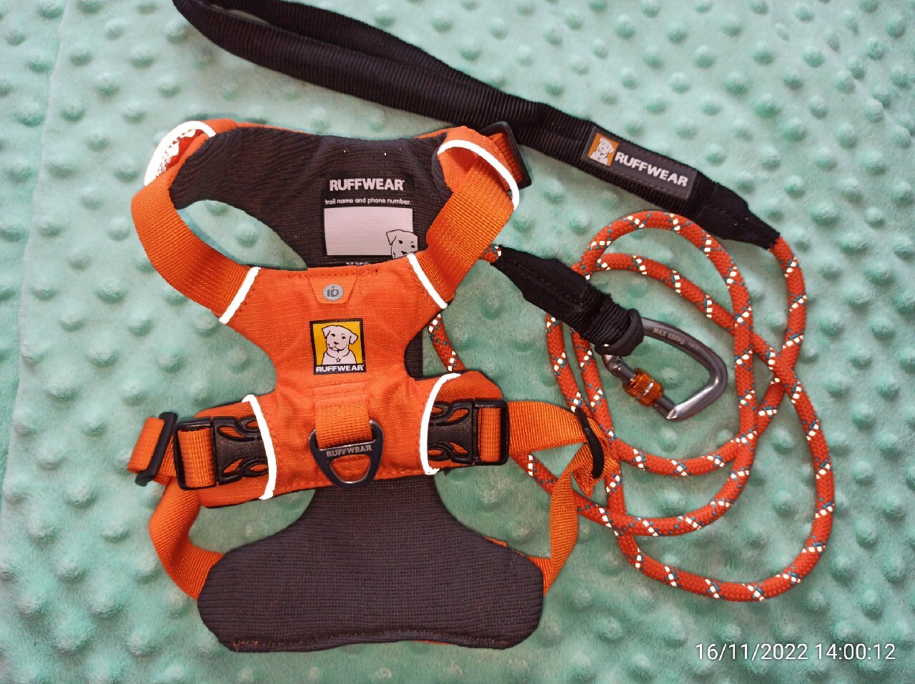 Szelki i smycz RUFFWEAR XXS jak nowe Gdańsk Kup teraz na Allegro