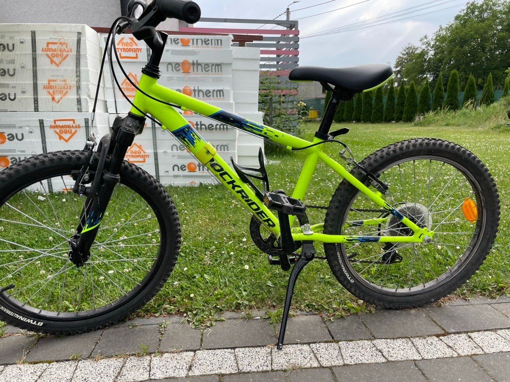 rower dziecięcy zielony Rockrider Tychy Kup teraz na Allegro Lokalnie