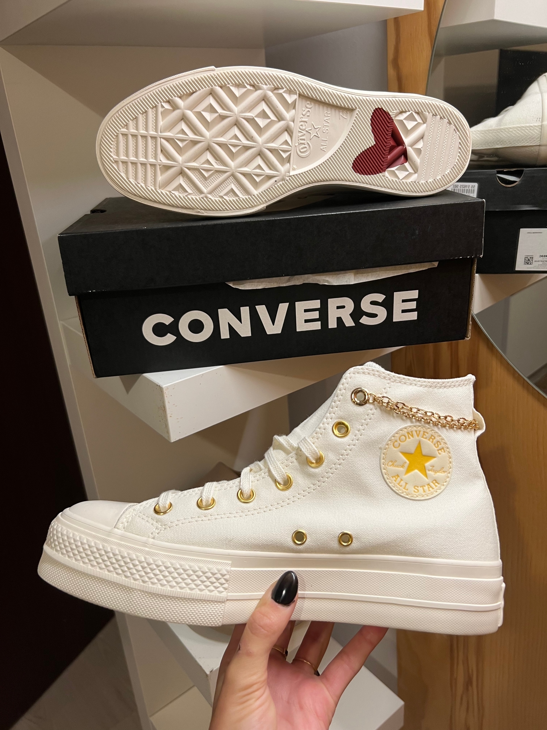 37 5 Converse Chuck Taylor All Star Lift Chain Wroc aw Kup