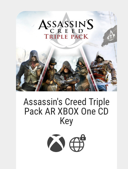 Assassin's Creed Triple Pack XBOX | Gdańsk Oliwa | Kup teraz na Allegro ...