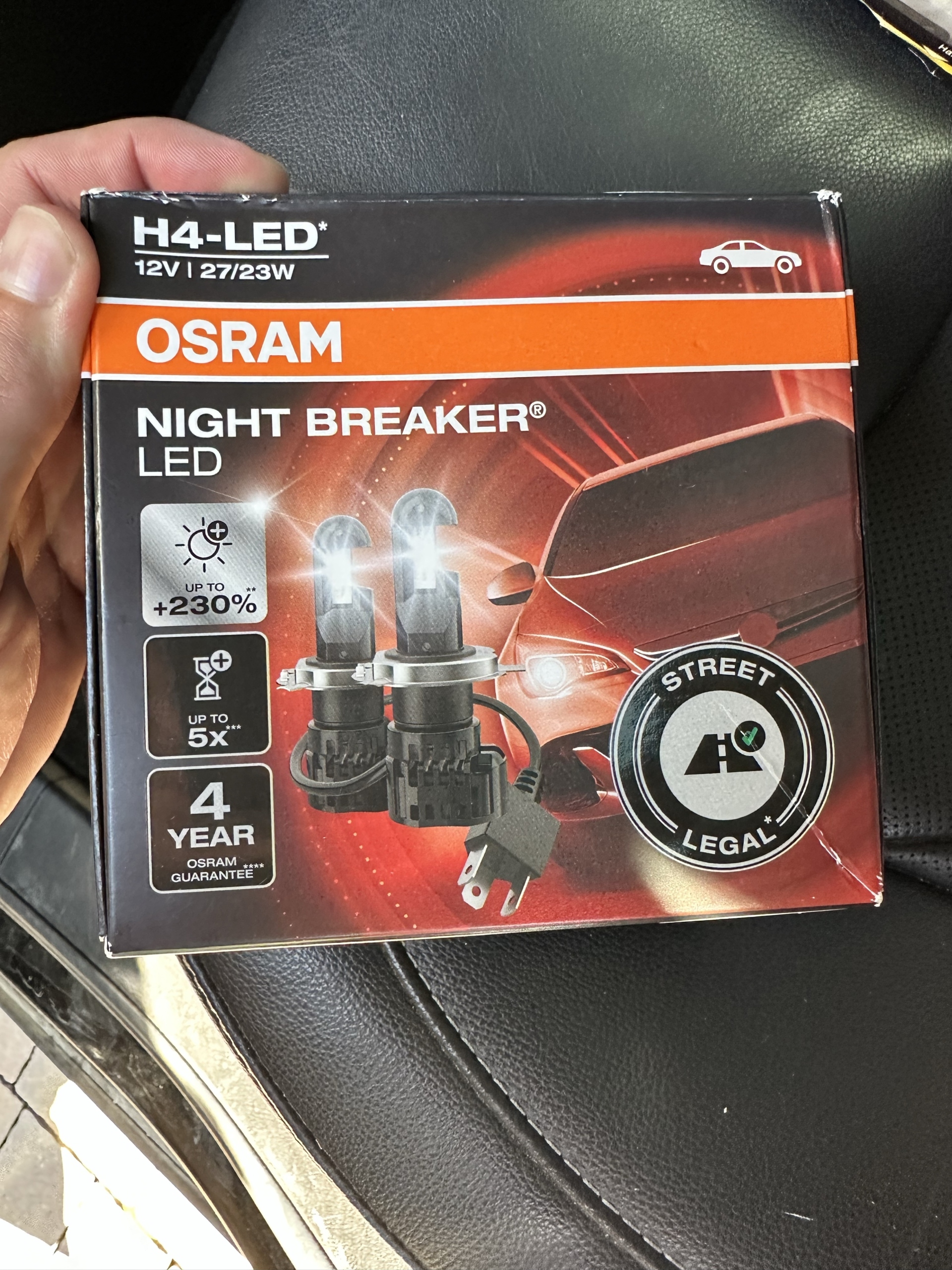 Żarówki H4 OSRAM LED Night Breaker - Nowe, Grabiny